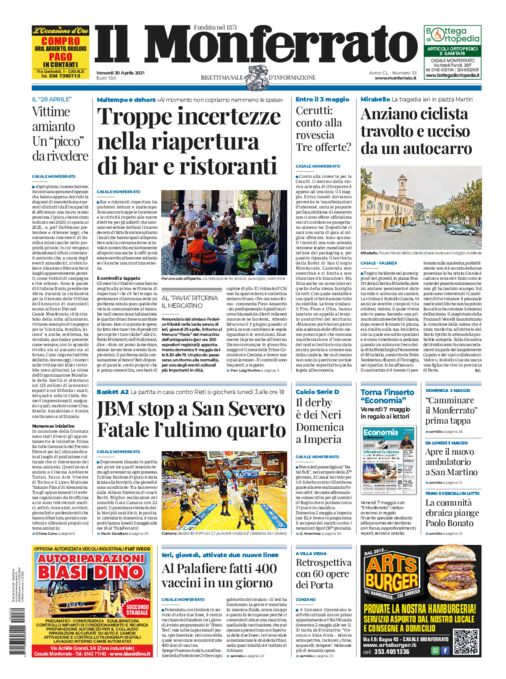 Il Monferrato - Edizione 33 del 30/04/2021